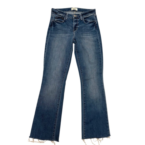 L'AGENCE Sneeki Mid Rise Straight Jeans in Stanton Size 25 - Picture 3 of 8
